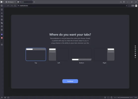 Vivaldi (64-bit) screenshot 1