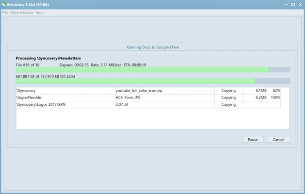Syncovery 12.0.1 (64-bit) screenshot 1