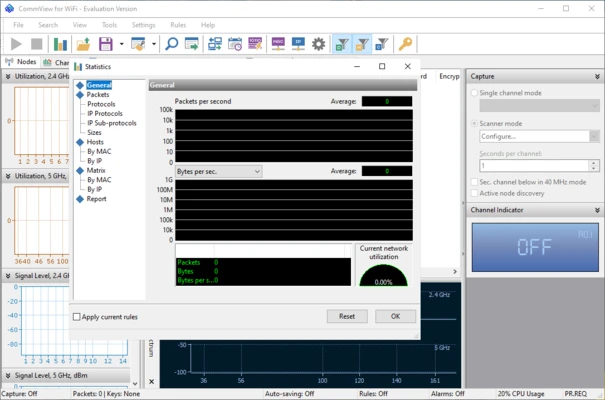 CommView for WiFi 7.5 Build 977 screenshot 1