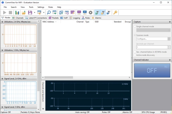 CommView for WiFi 7.5 Build 977 screenshot 1