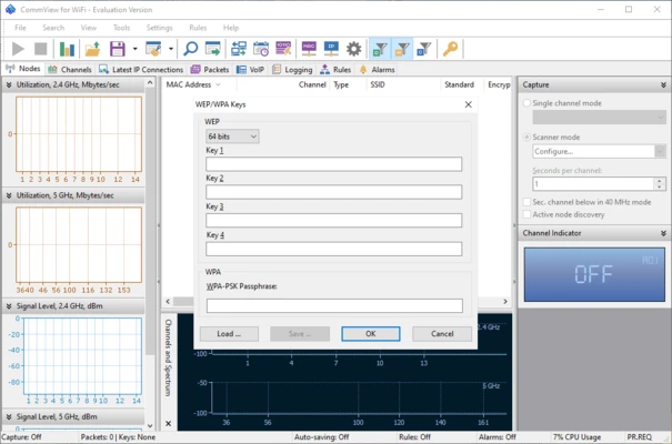 CommView for WiFi 7.5 Build 977 screenshot 1