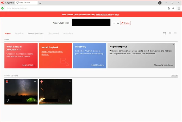 AnyDesk 9.7.5 screenshot 1
