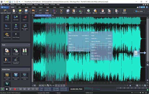 WavePad Sound Editor 24.33 screenshot 1
