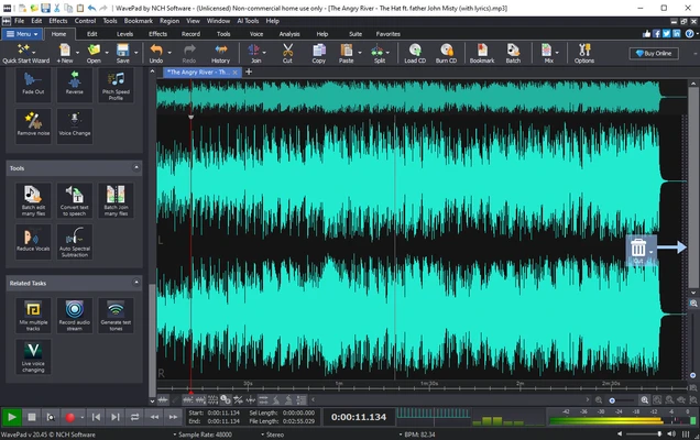WavePad Sound Editor 24.33 screenshot 1
