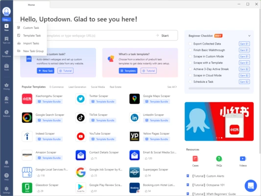 Octoparse 10.0.2 screenshot 1