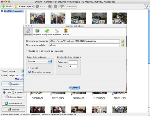 jAlbum 39.6 for Mac screenshot 1