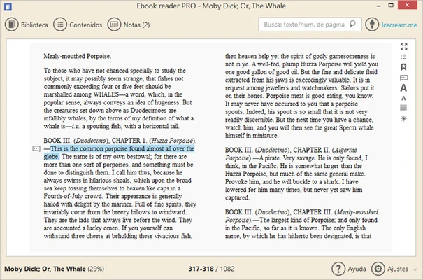 IceCream Ebook Reader 6.56 screenshot 1