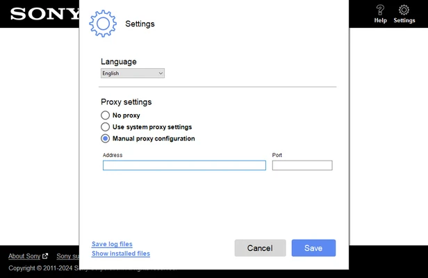 Xperia Companion 26.6.1 for Mac screenshot 1