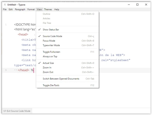Typora 1.13.7 for Mac screenshot 1