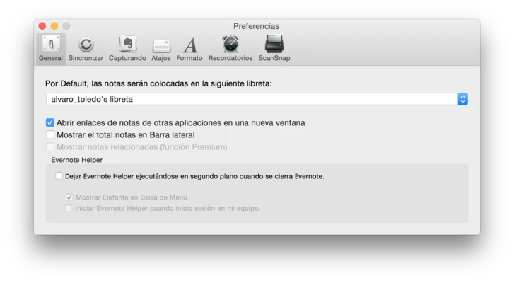 Evernote 11.20.2 for Mac screenshot 1