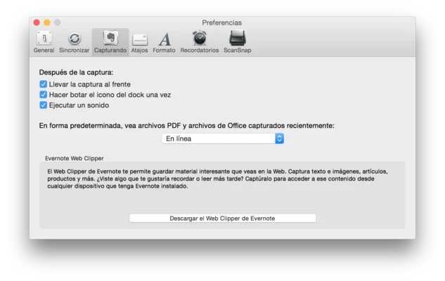 Evernote 11.20.2 for Mac screenshot 1