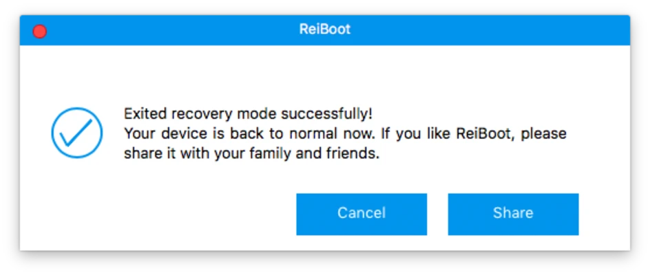 Tenorshare ReiBoot iOS for Mac 9.5.8 screenshot 1