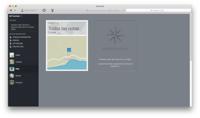 Evernote 11.20.2 for Mac screenshot 1
