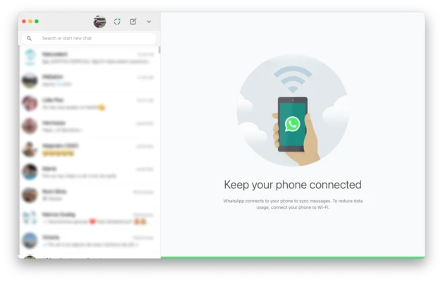 WhatsApp for Mac 26.23.15 screenshot 1