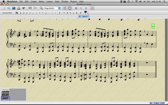 MuseScore 4.7.3 for Mac screenshot 1