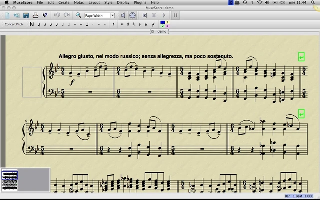 MuseScore 4.7.3 for Mac screenshot 1