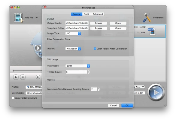 iDealshare VideoGo 6.8.2 for Mac screenshot 1