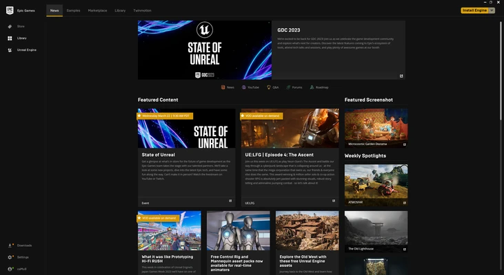 Epic Games Launcher 20.1.0 for Mac screenshot 1