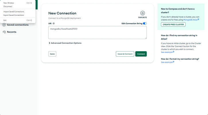 MongoDB Compass 1.49.9 for Mac screenshot 1