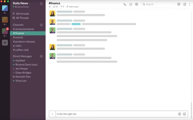 Slack 4.50.140 for Mac screenshot 1