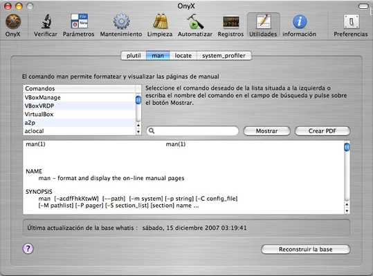 OnyX 5.0.1 for Mac screenshot 1
