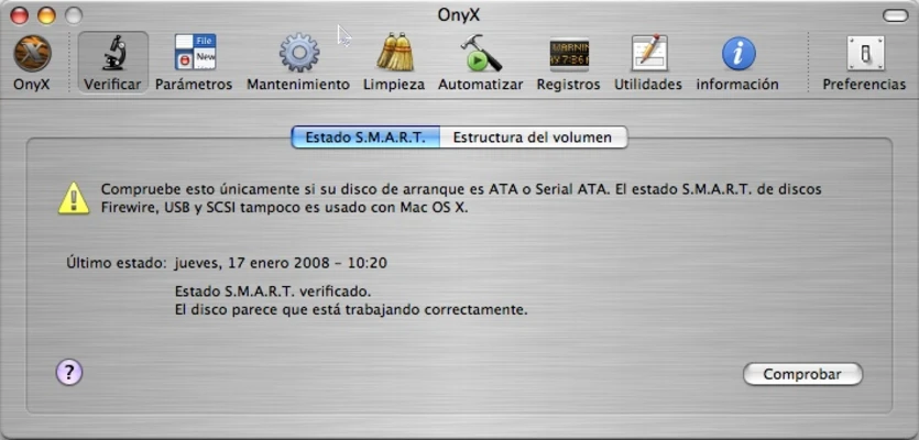 OnyX 5.0.1 for Mac screenshot 1