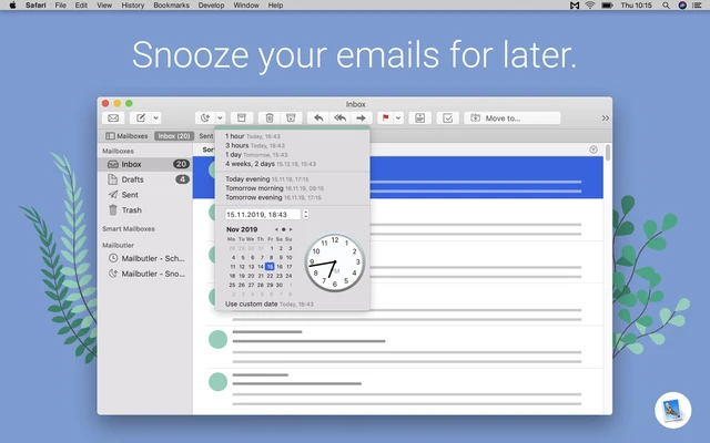MailButler 10111 for Mac screenshot 1