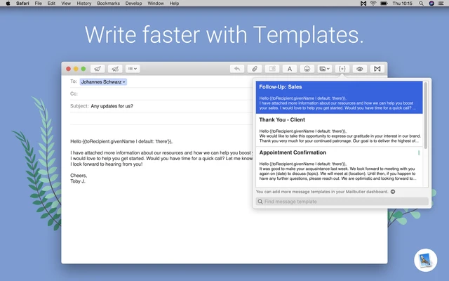 MailButler 10111 for Mac screenshot 1