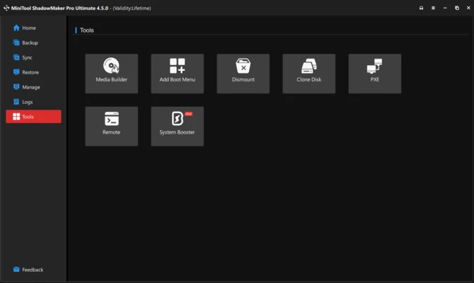 MiniTool ShadowMaker 4.8.1 screenshot 1