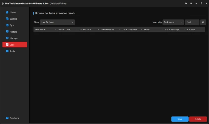 MiniTool ShadowMaker 4.8.1 screenshot 1