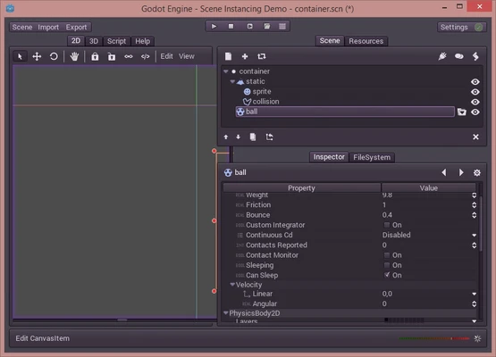Godot Engine 4.7 (64-bit) screenshot 1