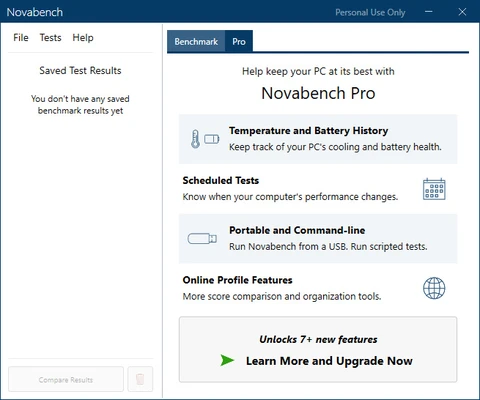 NovaBench 6.1.0 screenshot 1