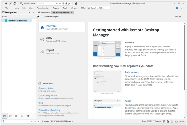 Remote Desktop Manager Enterprise 2026.2.11.0 screenshot 1