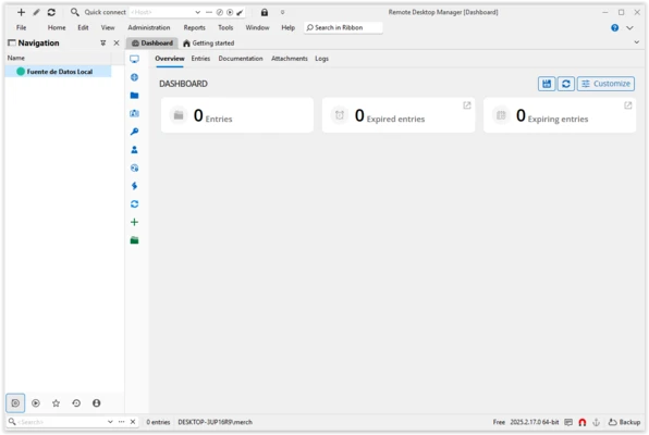 Remote Desktop Manager Enterprise 2026.2.11.0 screenshot 1