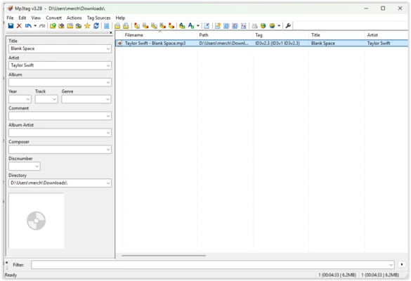 Mp3tag 3.35 screenshot 1