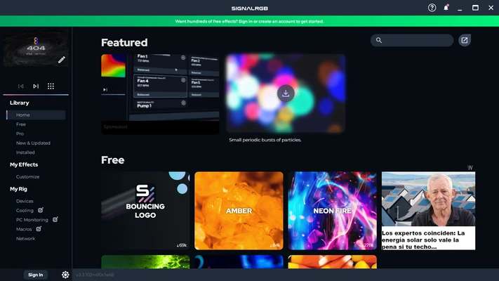 SignalRGB 2.5.71 screenshot 1