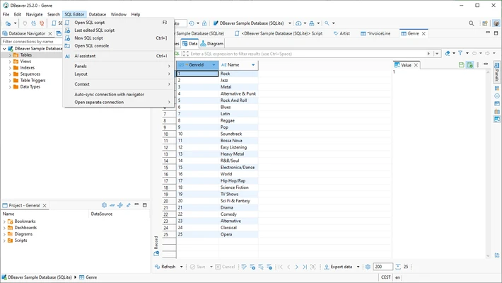 DBeaver 26.1.1 screenshot 1
