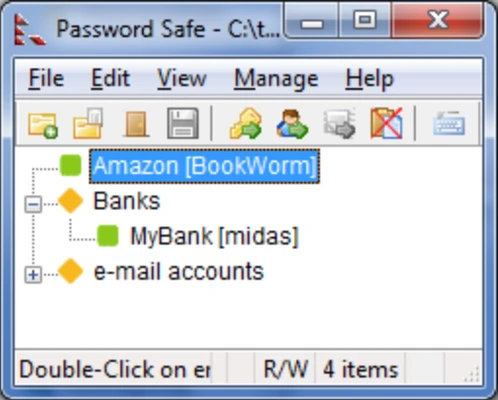 Password Safe 3.72.1 screenshot 1