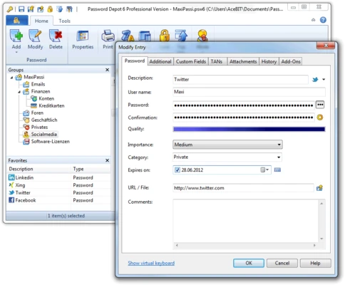 Password Depot 19.2.1 (64-bit) screenshot 1
