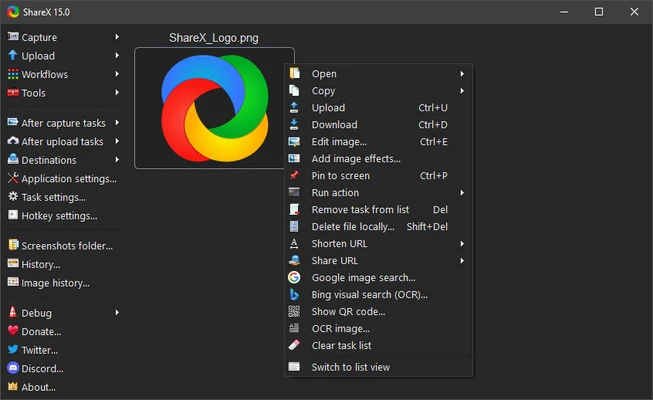 ShareX 21.0.0 screenshot 1