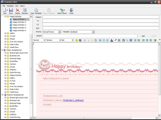 DreamMail 6.26.7.5 screenshot 1
