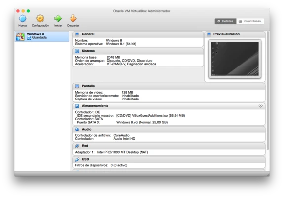 VirtualBox 7.2.14 Build 174565 screenshot 1