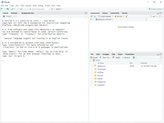 RStudio 2026.07.1 screenshot 1
