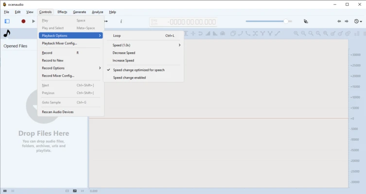 Ocenaudio 3.20.1 screenshot 1