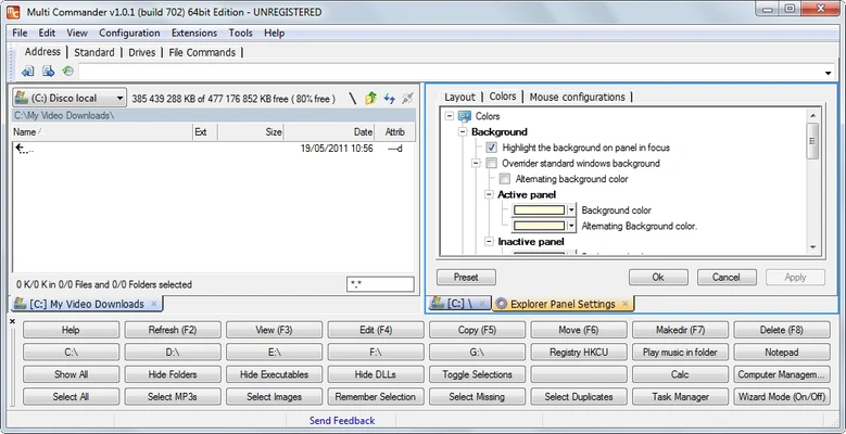 Multi Commander 16.1.0 Build 3200 (64-bit) screenshot 1