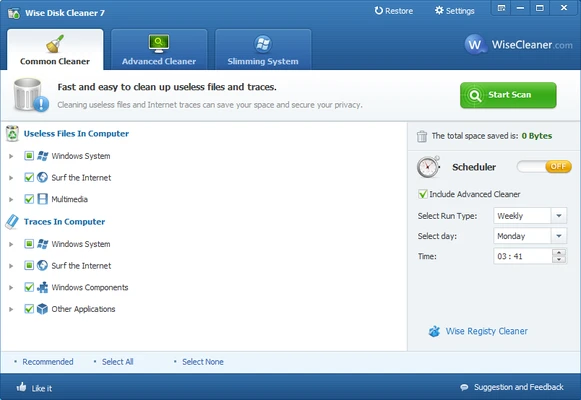 Wise Disk Cleaner 11.3.7 screenshot 1