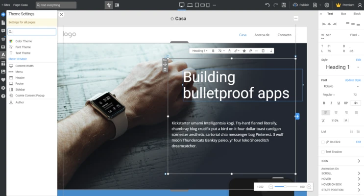 Nicepage 8.6.2 screenshot 1