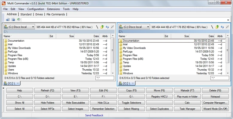 Multi Commander 16.1.0 Build 3200 (64-bit) screenshot 1