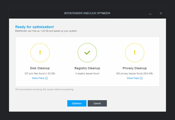 Bitdefender Total Security 27.0.61.344 screenshot 1