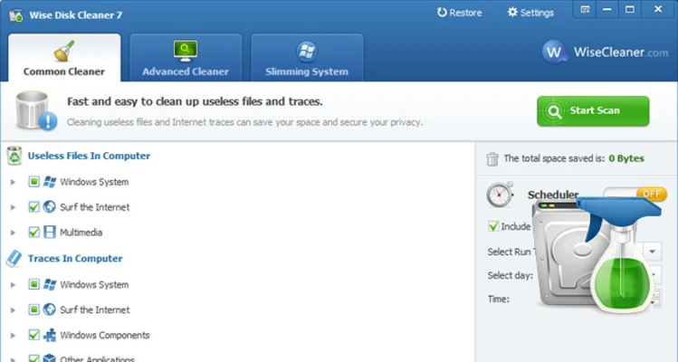 Wise Disk Cleaner 11.3.7 screenshot 1